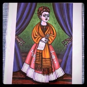 Frida Kahlo & Wild Child card and envelope.